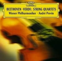 Giuseppe Verdi / Beethoven String Quartets Andre Previn артикул 13802a.
